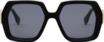 naoo　Fendiサングラス Fendi Fendi Roma Fe40125I S (52 - 21) with Blue lenses and Black