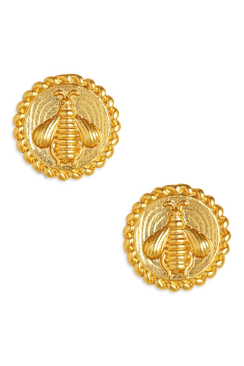 Stud Earrings, Main, color, GOLD