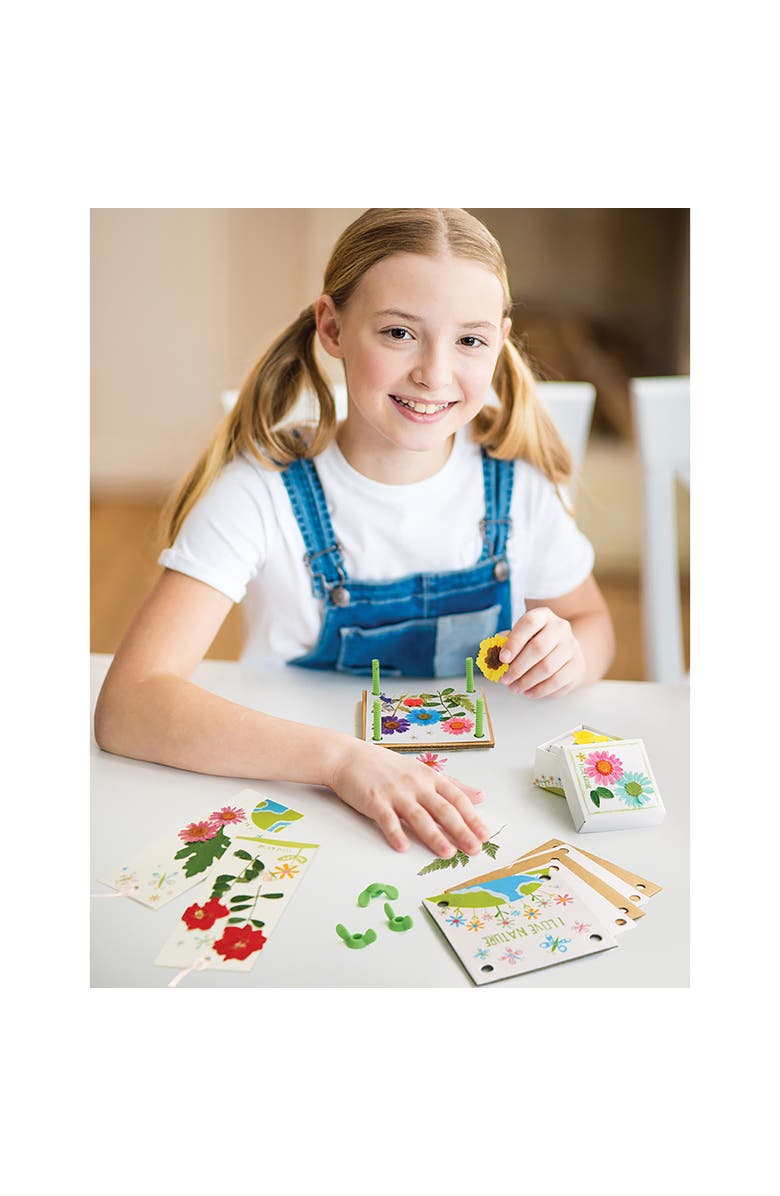 4M Green Creativity Pressed Flower Art Diy, Alternate, color, Multicolored