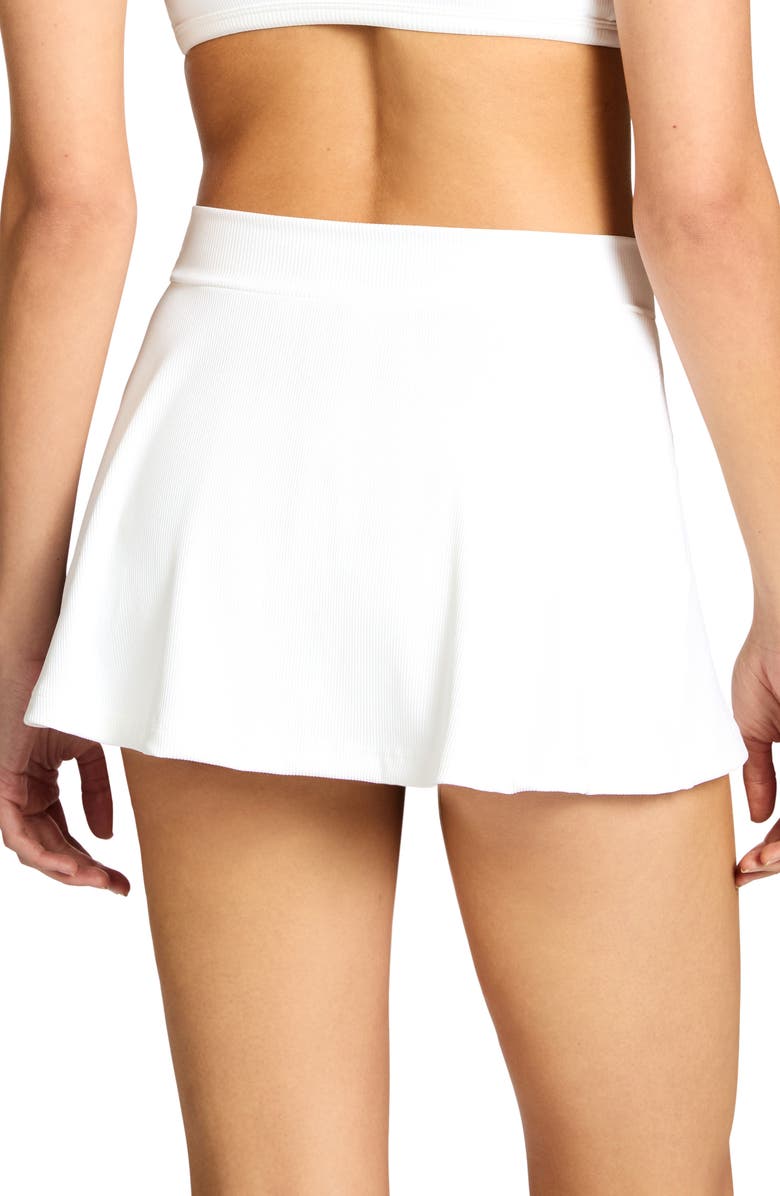 Robin Piccone Amy Swim Cover-Up Skirt, Alternate, color, White