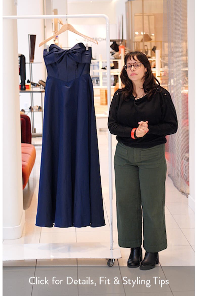 Antoinette Strapless Mikado Gown video