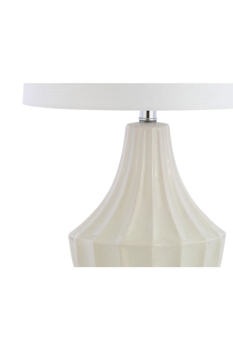 Tate Ceramic LED Table Lamp, Alternate, color, Cream