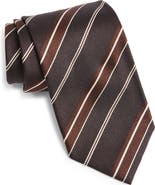 TOM FORD Stripe Jacquard Silk Tie