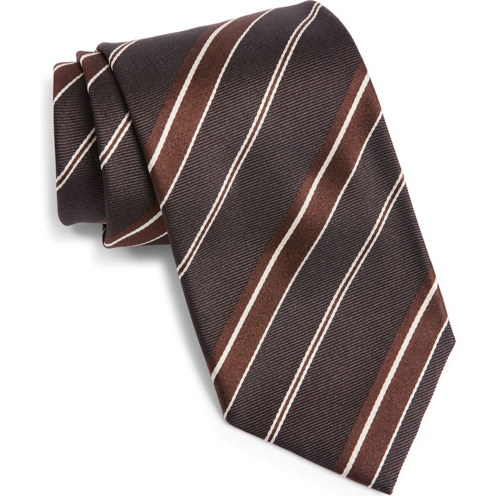 TOM FORD TOM FORD STRIPE JACQUARD SILK TIE
