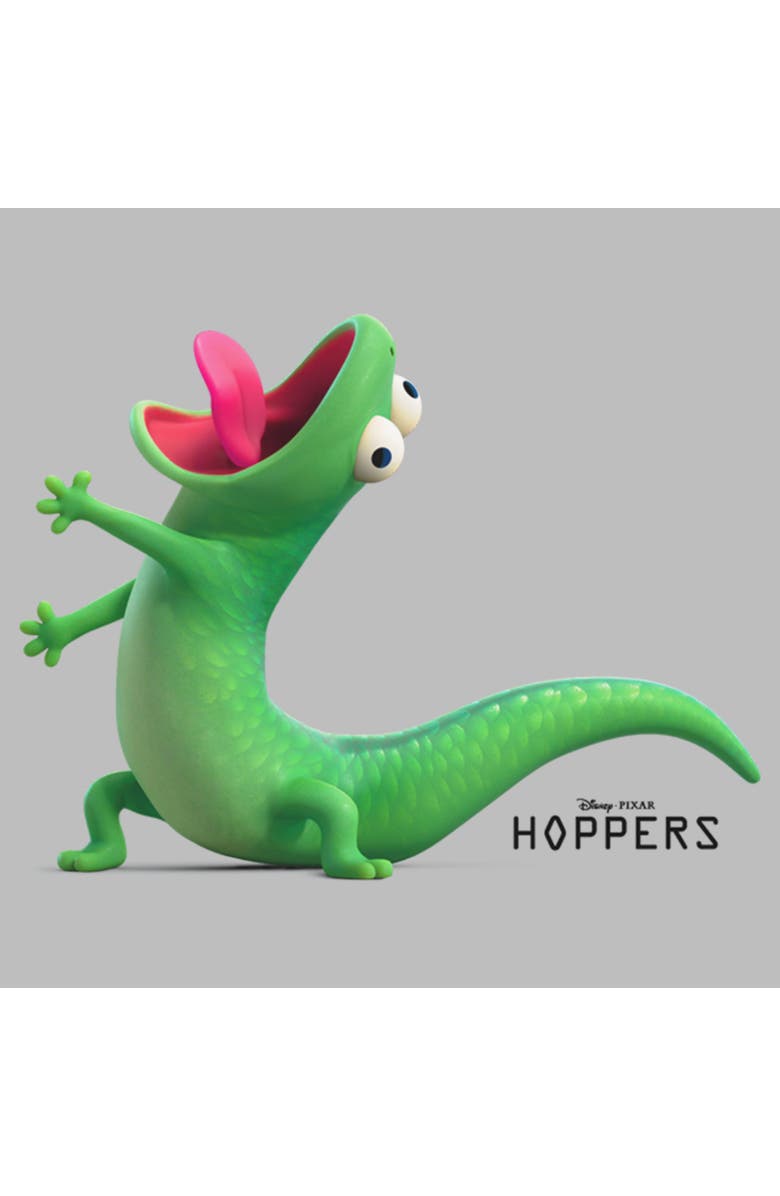 Hoppers Girl's Hoppers Tom Lizard Celebration Pose  Graphic T-Shirt, Alternate, color, Athletic Heather