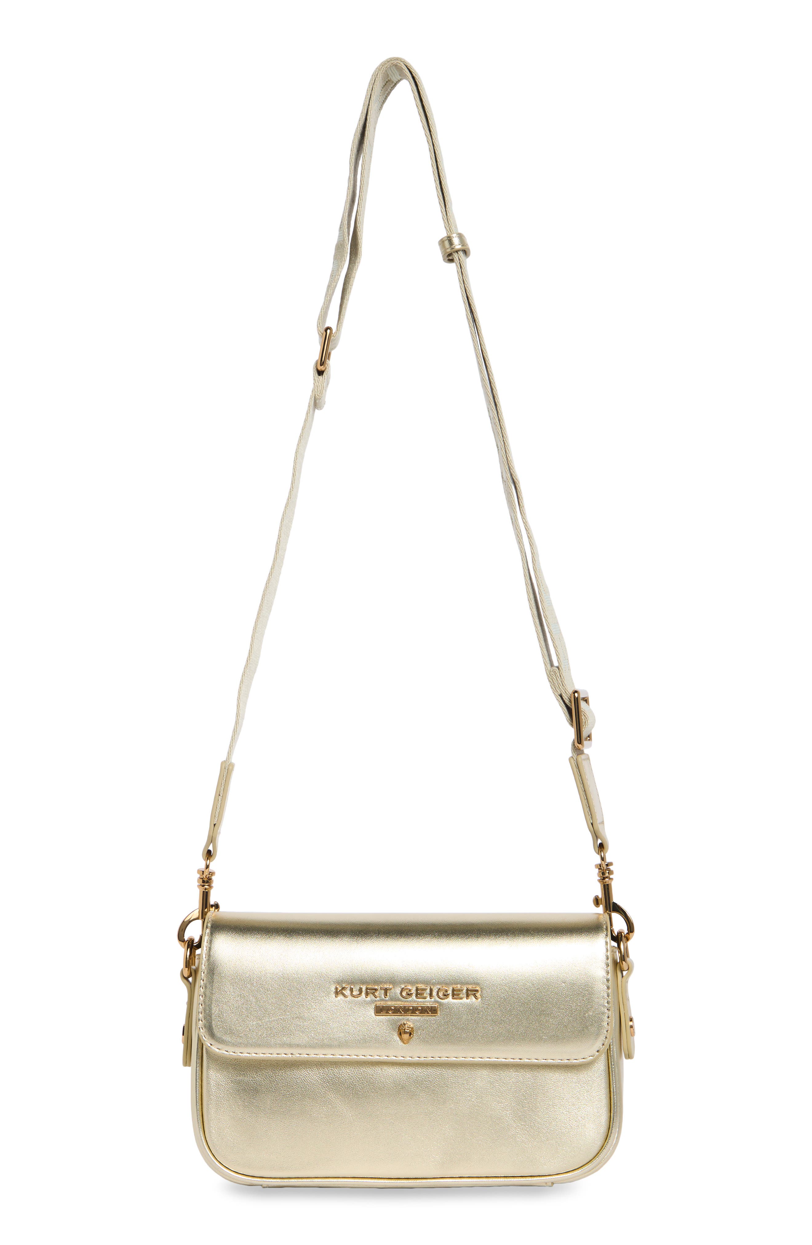 Small Highgate Leather Camera Bag, Alternate, color, GOLD