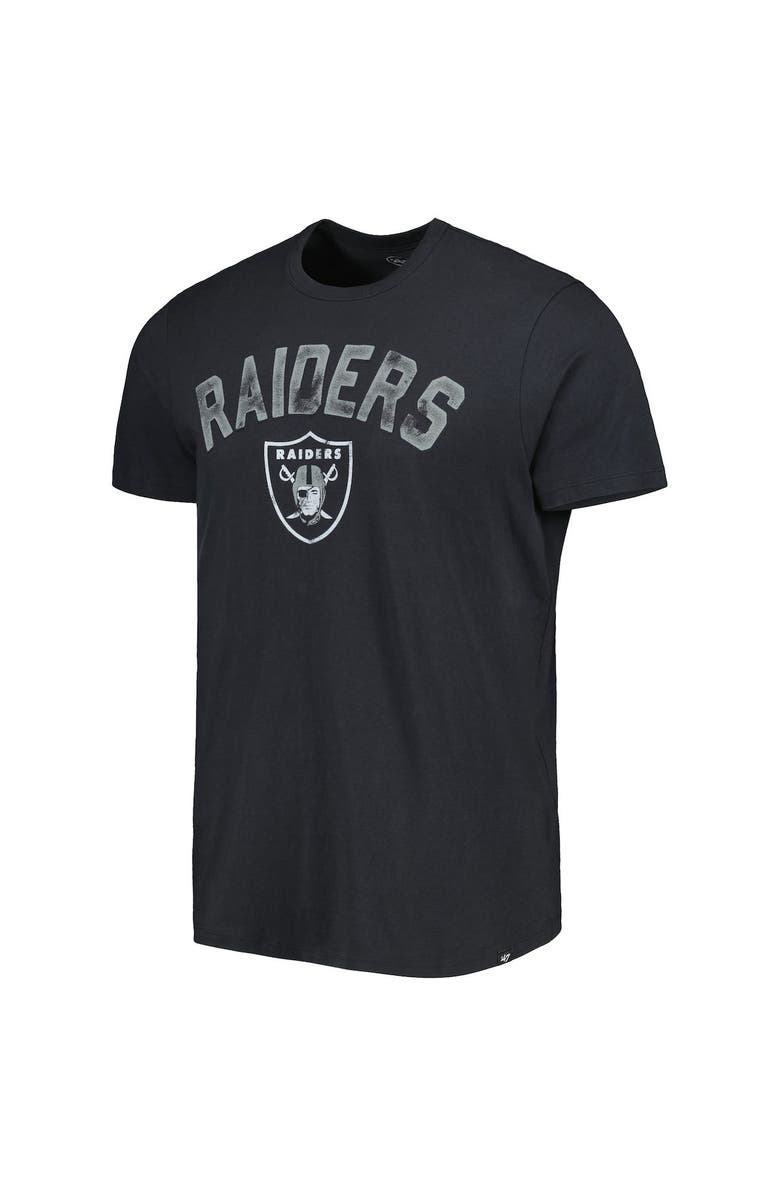 '47 Men's '47 Black Las Vegas Raiders All Arch Franklin T-Shirt, Alternate, color, Black