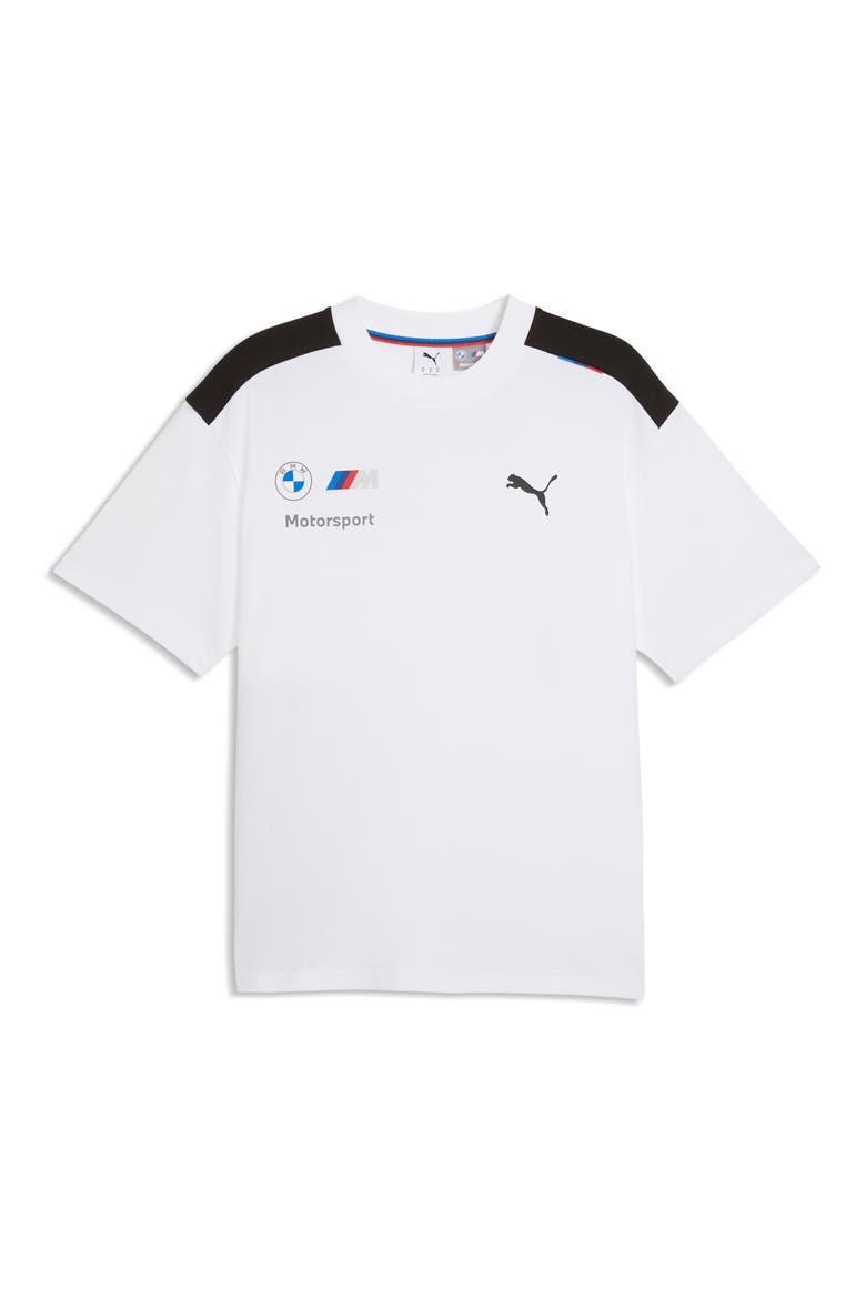 x BMW Replica Drivers Cotton Graphic T-Shirt, Main, color, PUMA WHITE