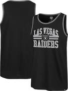 '47 Men's '47  Black Las Vegas Raiders Winger Franklin Tank Top