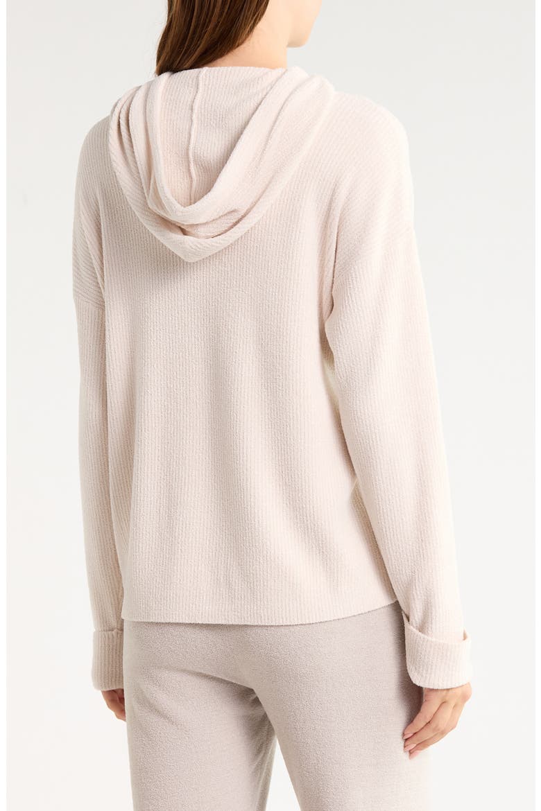 CozyChic Ultra Lite Ribbed Cuff Hoodie, Alternate, color, SAND DUNE