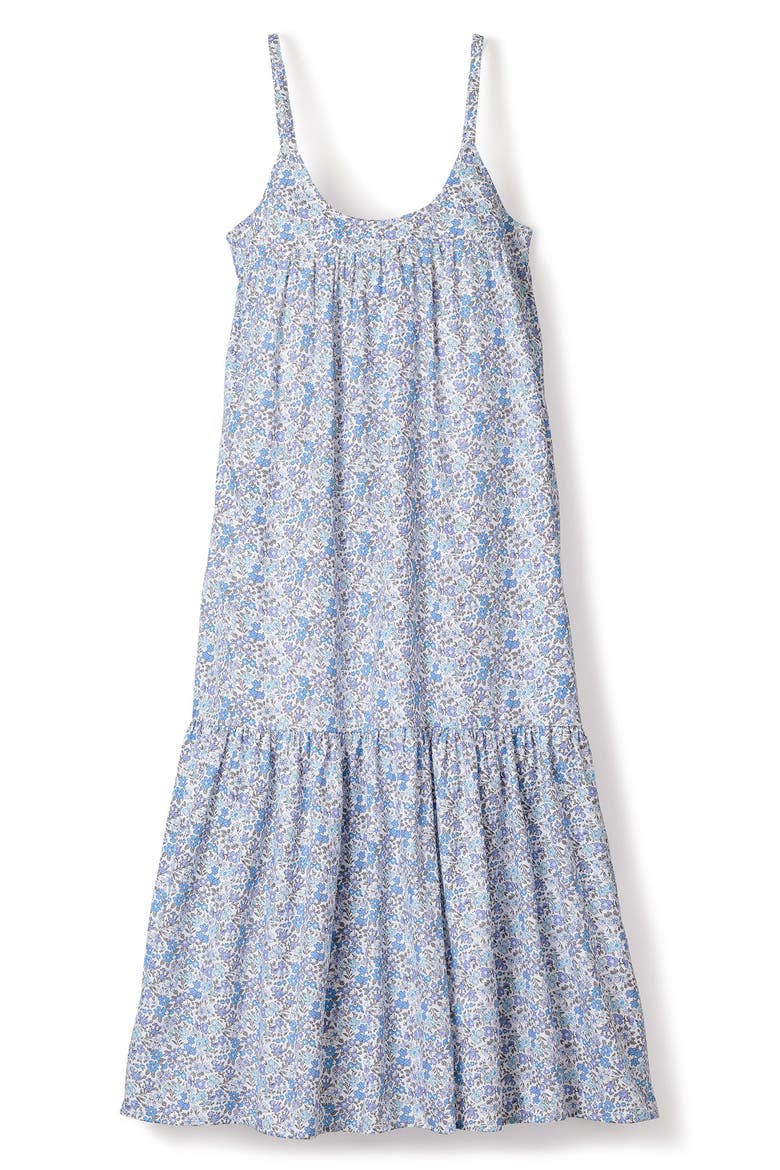 Fleur Dazur Chloe Floral Nightgown, Alternate, color, BLUE