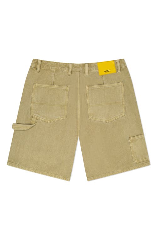 Wesc Canvas Carpenter Shorts In Brown