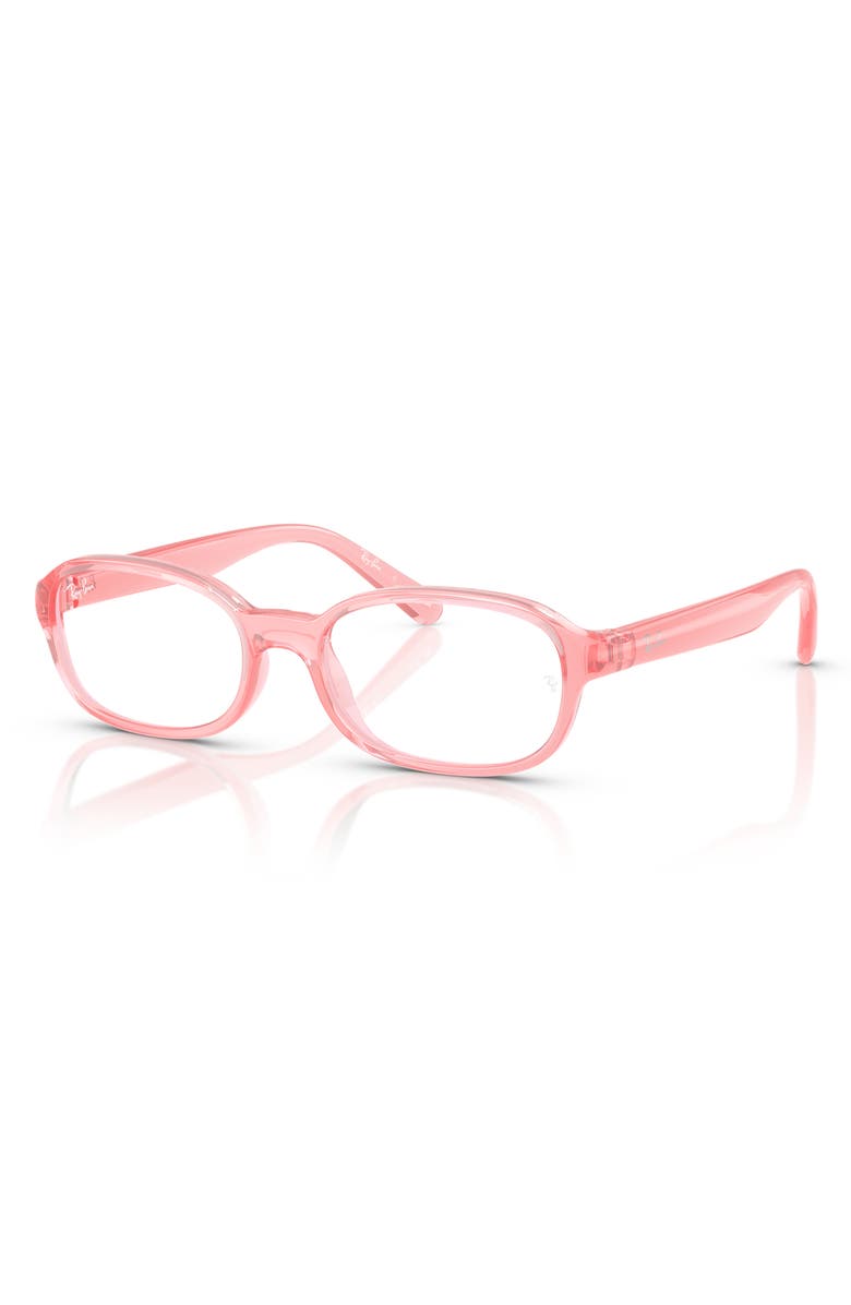Ray-Ban Kids' 46mm Small Pillow Optical Glasses, Alternate, color, Pink