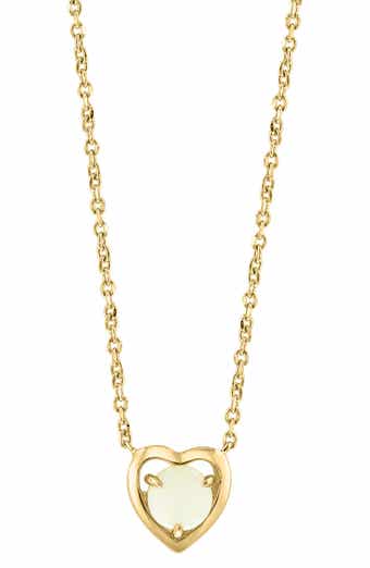 EFFY Opal Heart Pendant Necklace