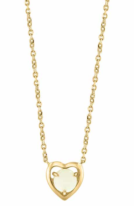 EFFY Opal Heart Pendant Necklace