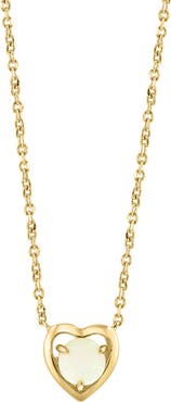 EFFY Opal Heart Pendant Necklace