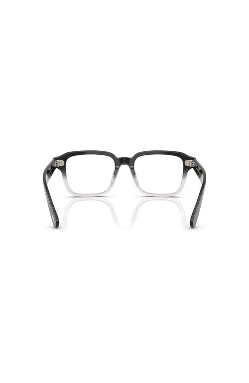 Oliver Peoples 51mm Rectangle Optical Glasses In Black