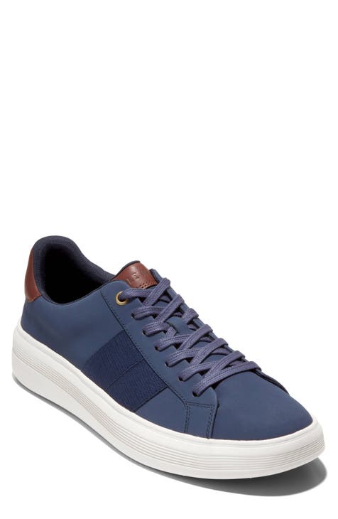 Navy blue dress sneakers hotsell