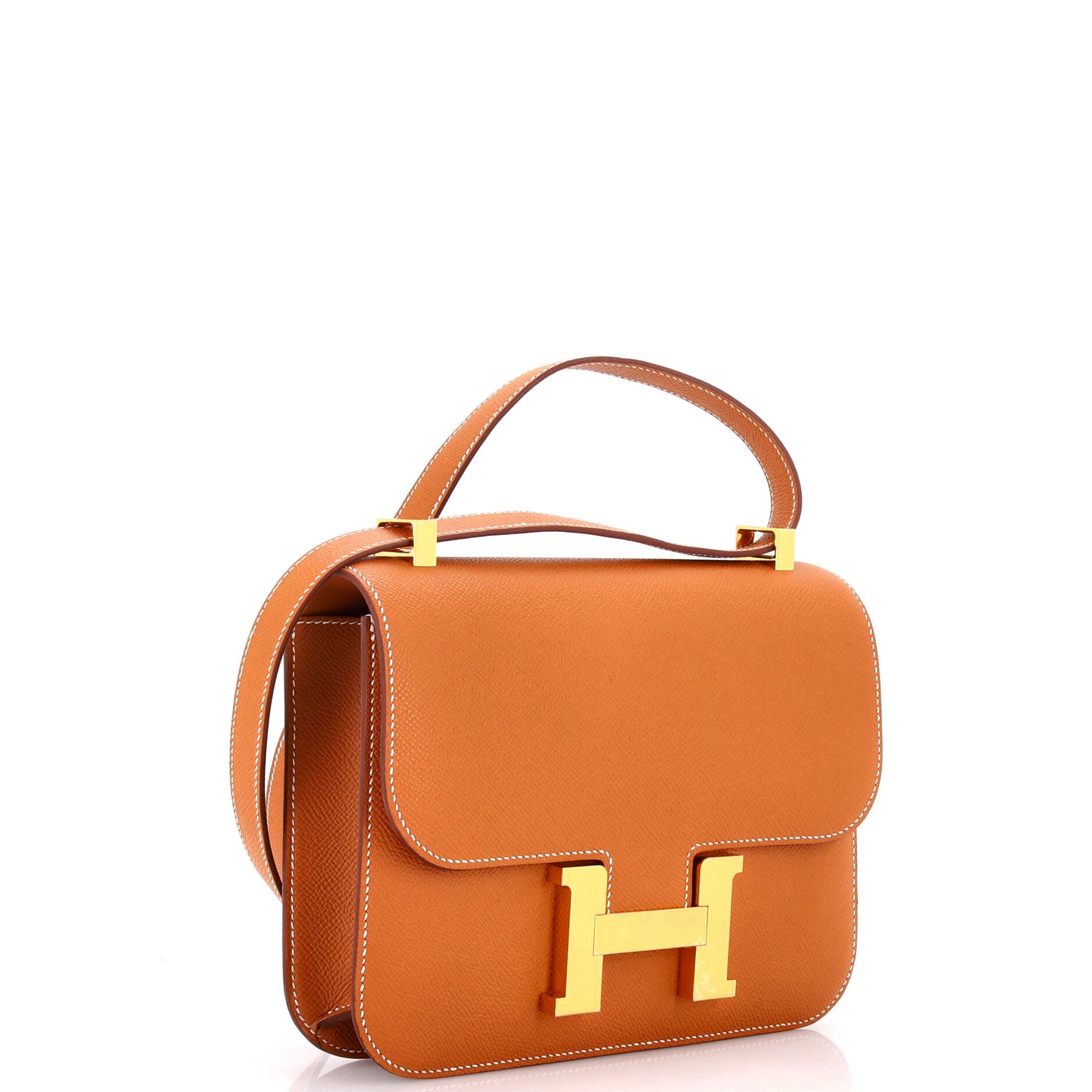 Pre-Owned Hermes Constance NM Bag Epsom 24, Alternate, color, Gold