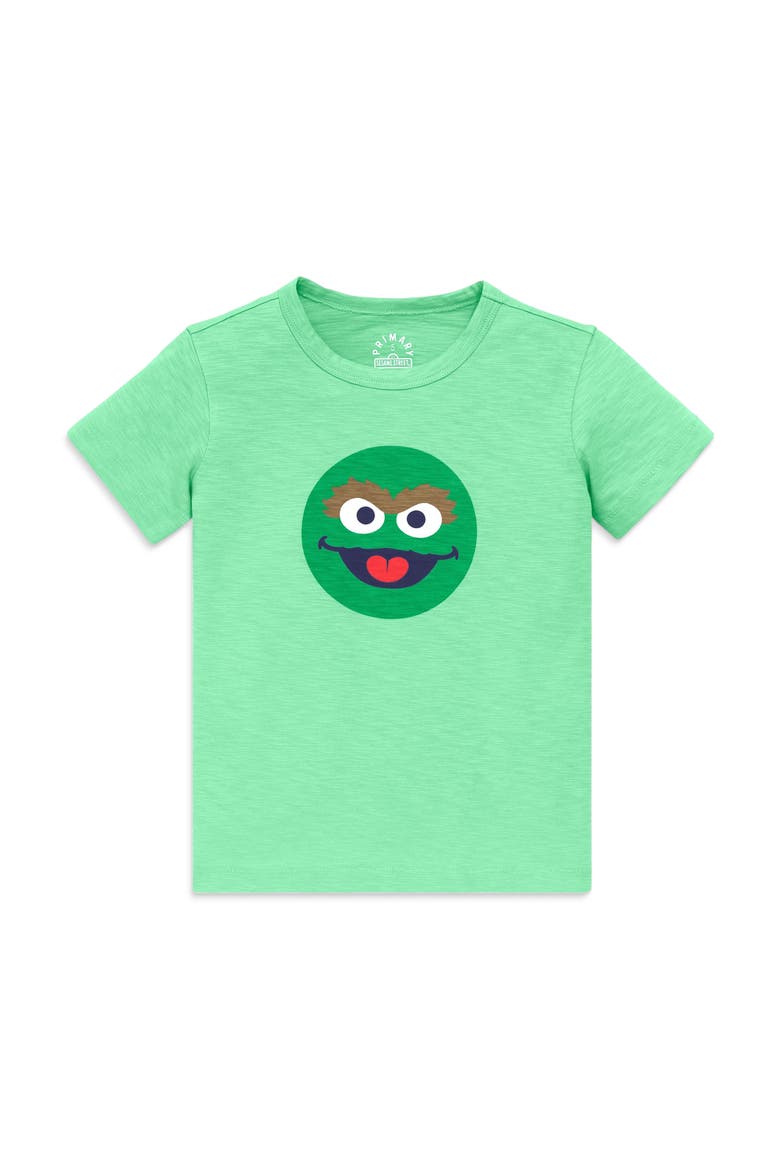 Kids Sesame Street Friends Tee, Main, color, Clover Grouch