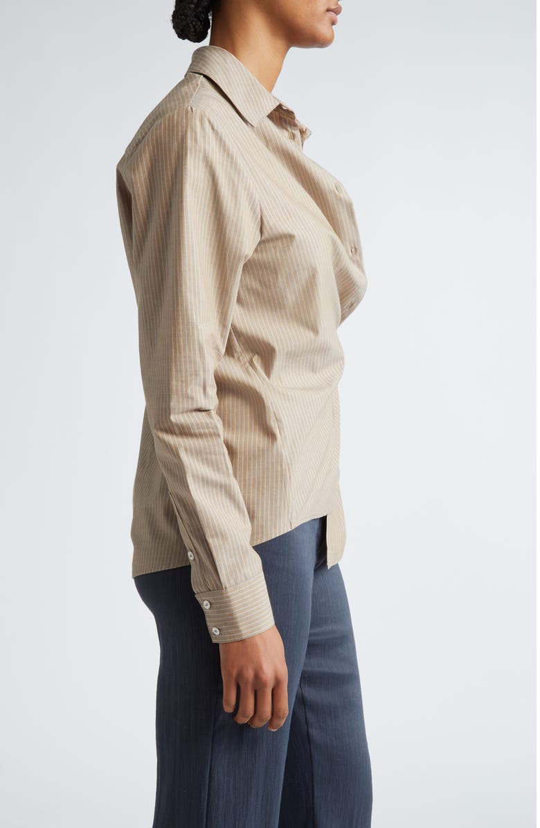 Paloma Wool Donald Stripe Cotton Button-Up Shirt, Alternate, color, 