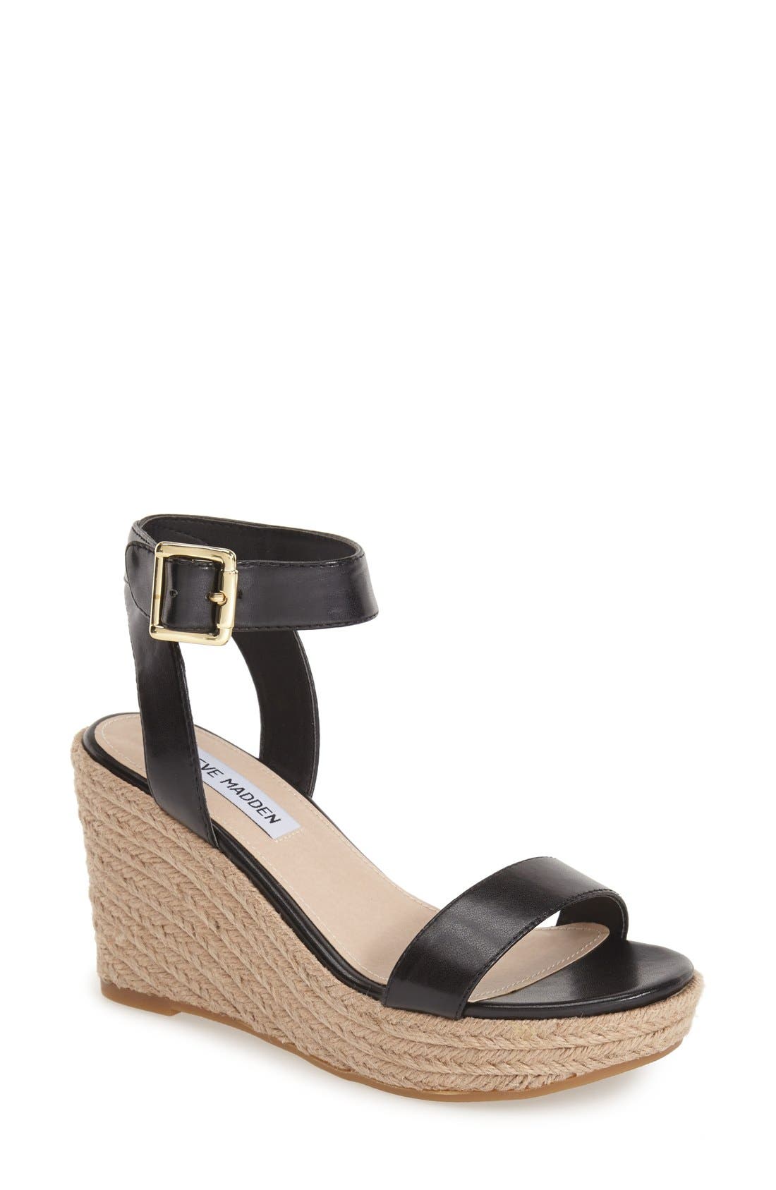 Steve Madden 'Seaside' Wedge Sandal, Main, color, 