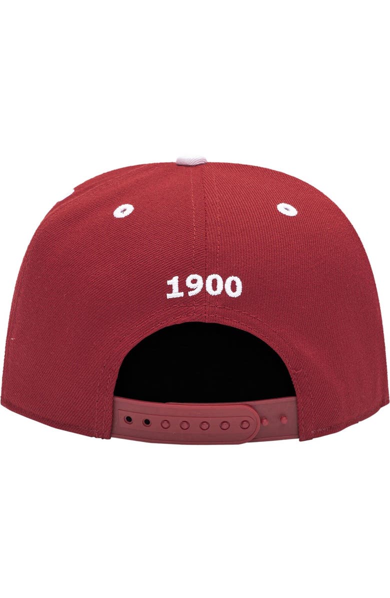 FAN INK Men's Red Bayern Munich Tape Snapback Hat, Alternate, color, 