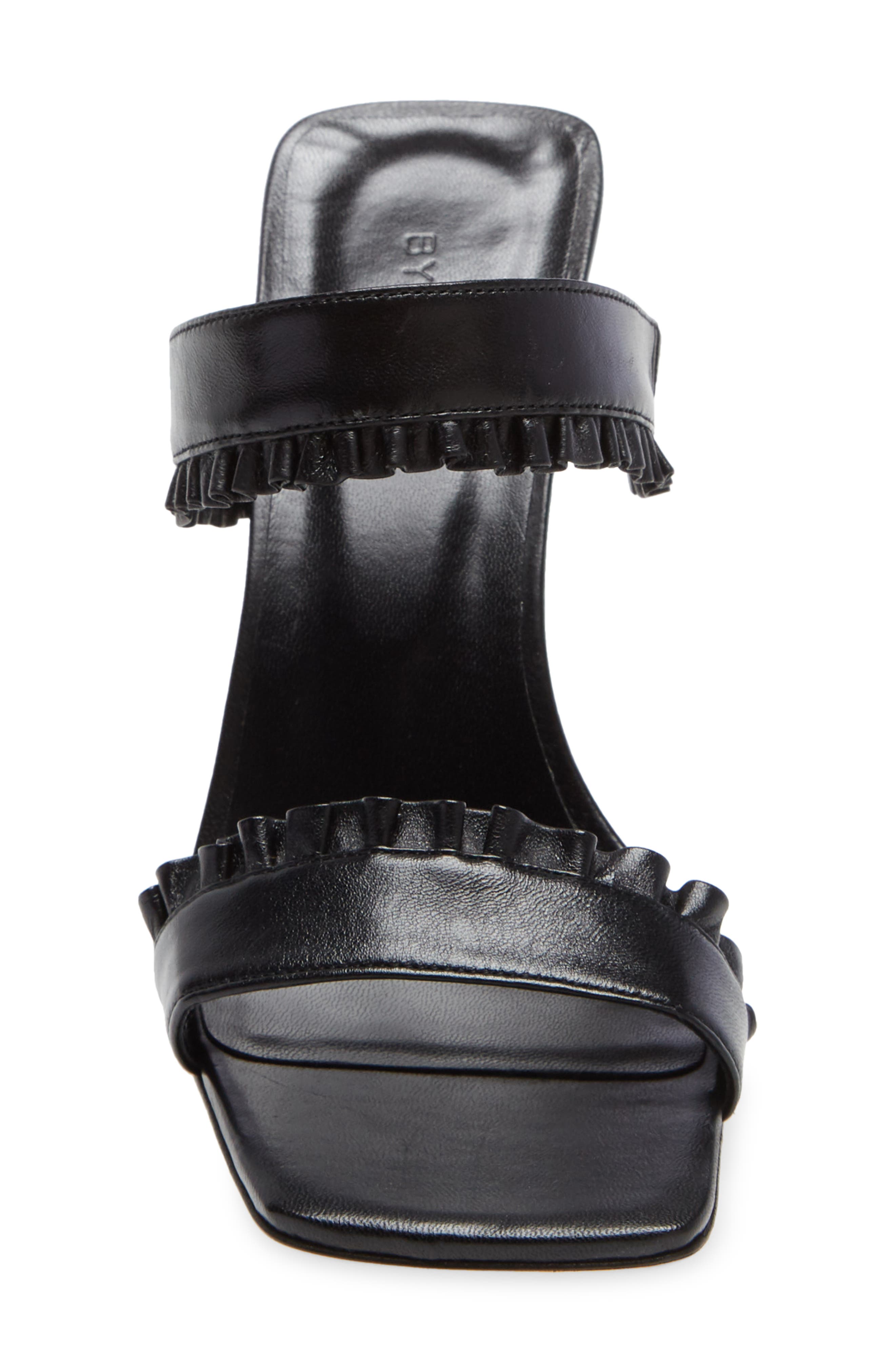 By Far Pina Leather Slide Sandal, Alternate, color, 