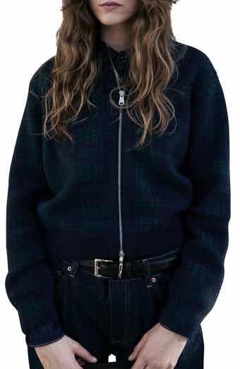 MANGO Asies Glen Plaid Cardigan