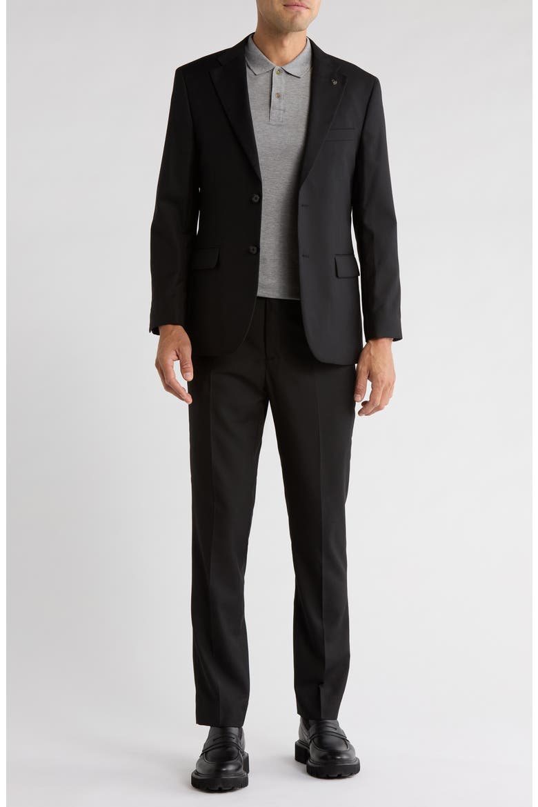 Black Classic Fit Suit, Main, color, BLACK