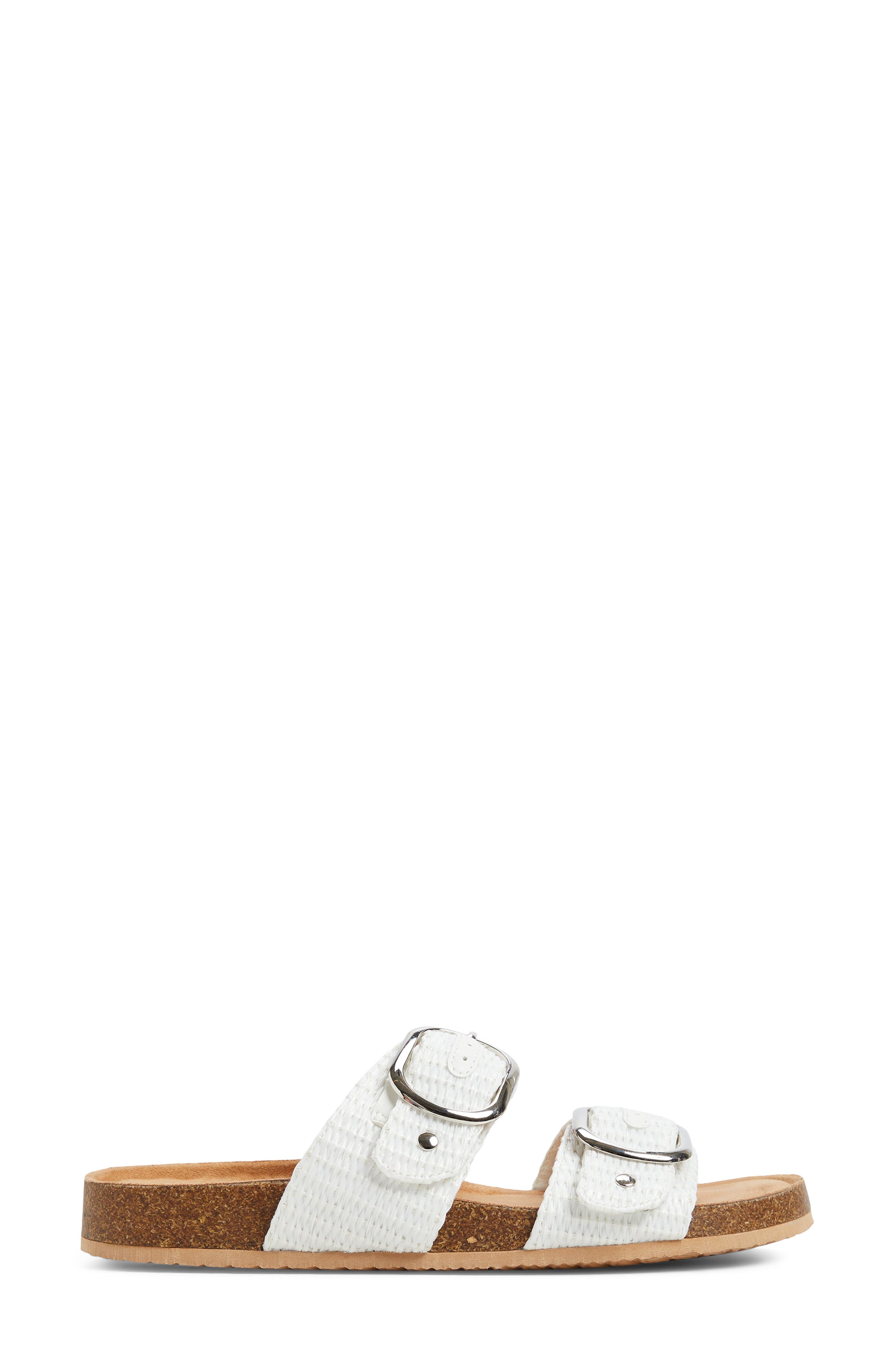 Mahina Slide Sandal, Alternate, color, WHITE