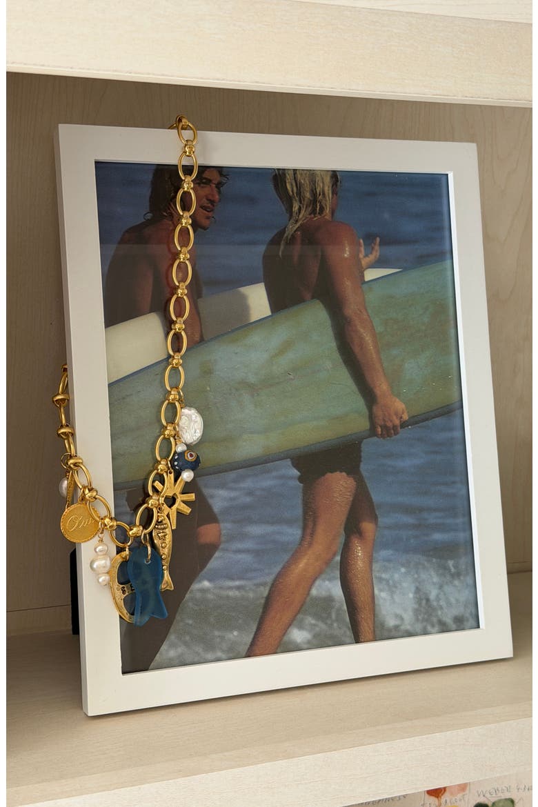 Mare Necklace, Alternate, color, Blue