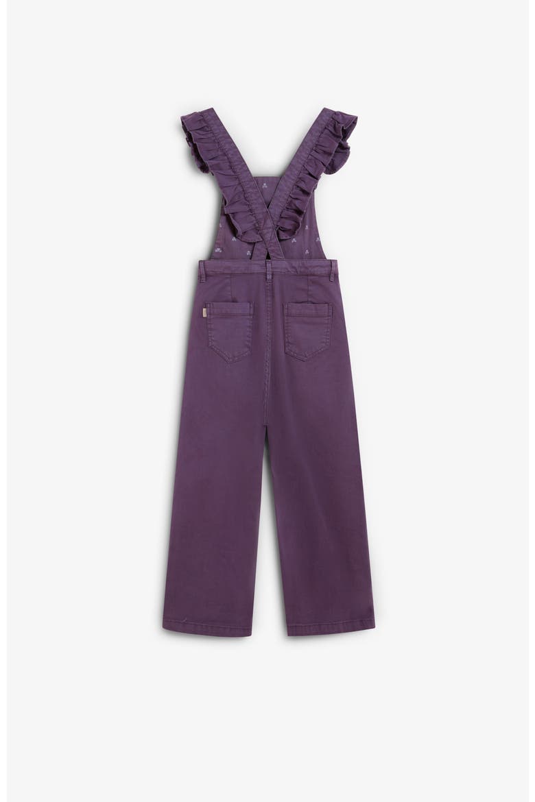 Smart Dungaree Girls, Alternate, color, Purple