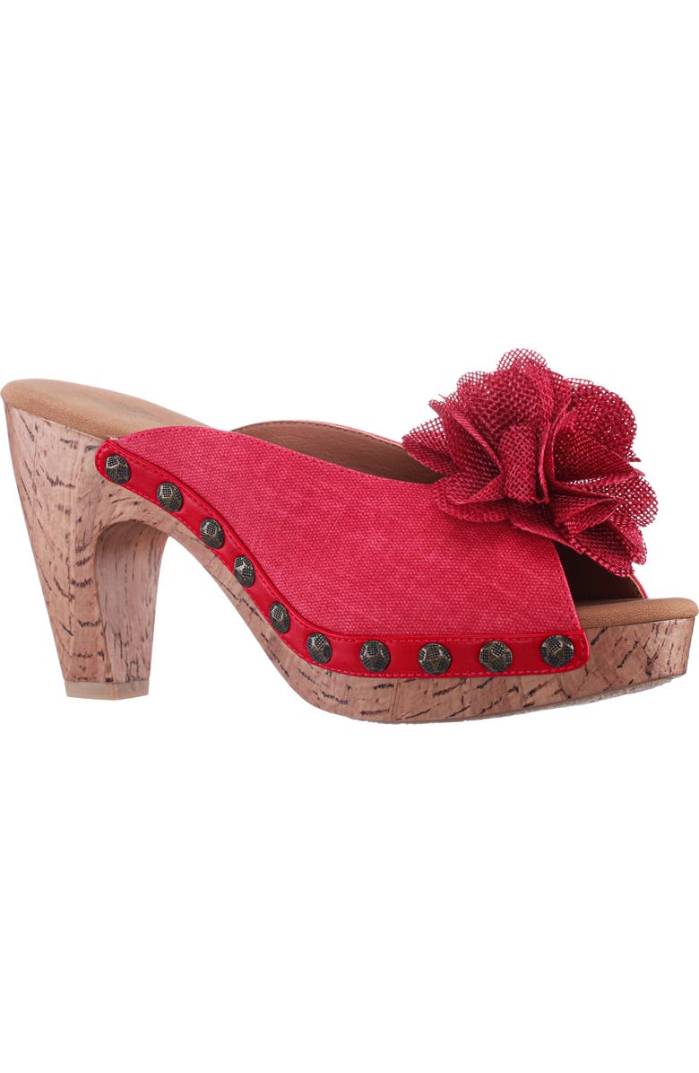 Nina Veneto Sandal, Main, color, Poppy