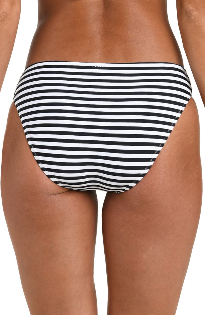 L'AGENCE Nicole Voyage Classic Bikini Bottoms, Alternate, color, Black