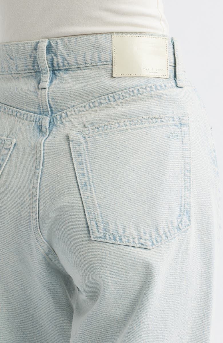 rag & bone Shea High Waist Relaxed Straight Leg Jeans, Alternate, color, 