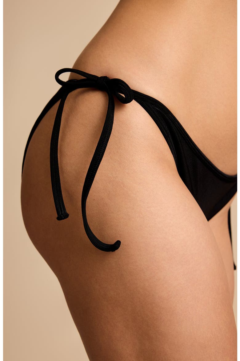 Cheeky String Bikini, Alternate, color, Black