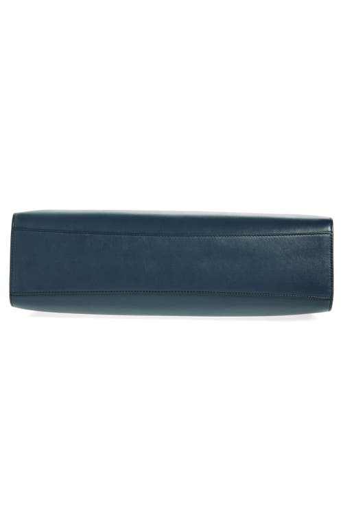 Mulberry Pimlico High Gloss Leather Tote In Night Sky