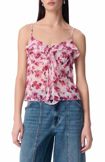 Robert Rodriguez Justine Cascading Ruffle Chiffon Camisole