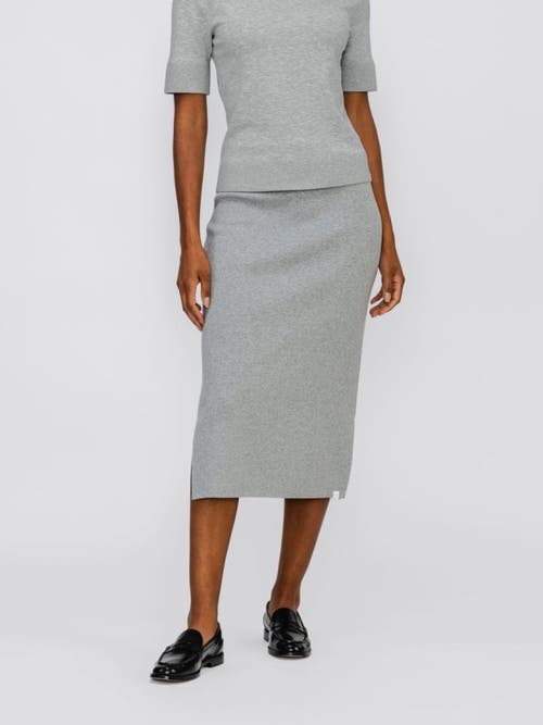 Ministry Of Supply Atlas Skirt In Nickel Grey Heather