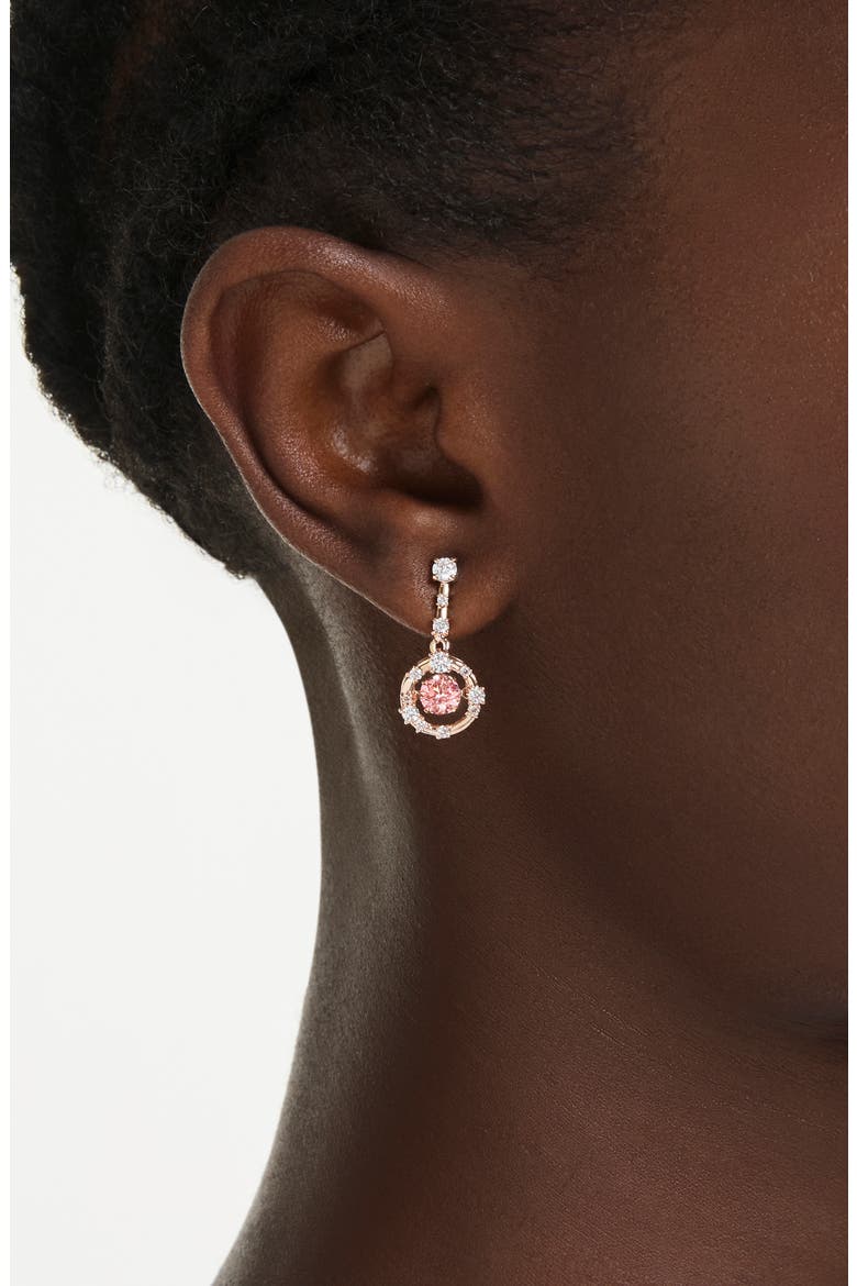 Constella Drop Earrings, Alternate, color, ROSE GOLD/ MULTI