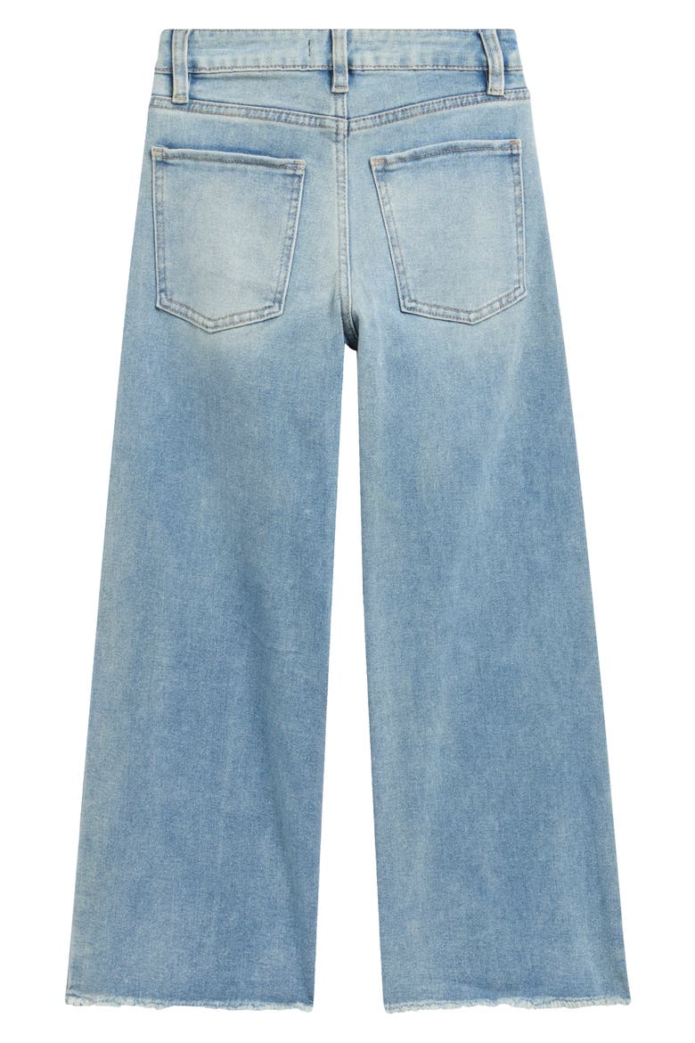 Kids' Patchwork Loose Wide Leg Jeans, Alternate, color, 08T - TINTED MEDIUM