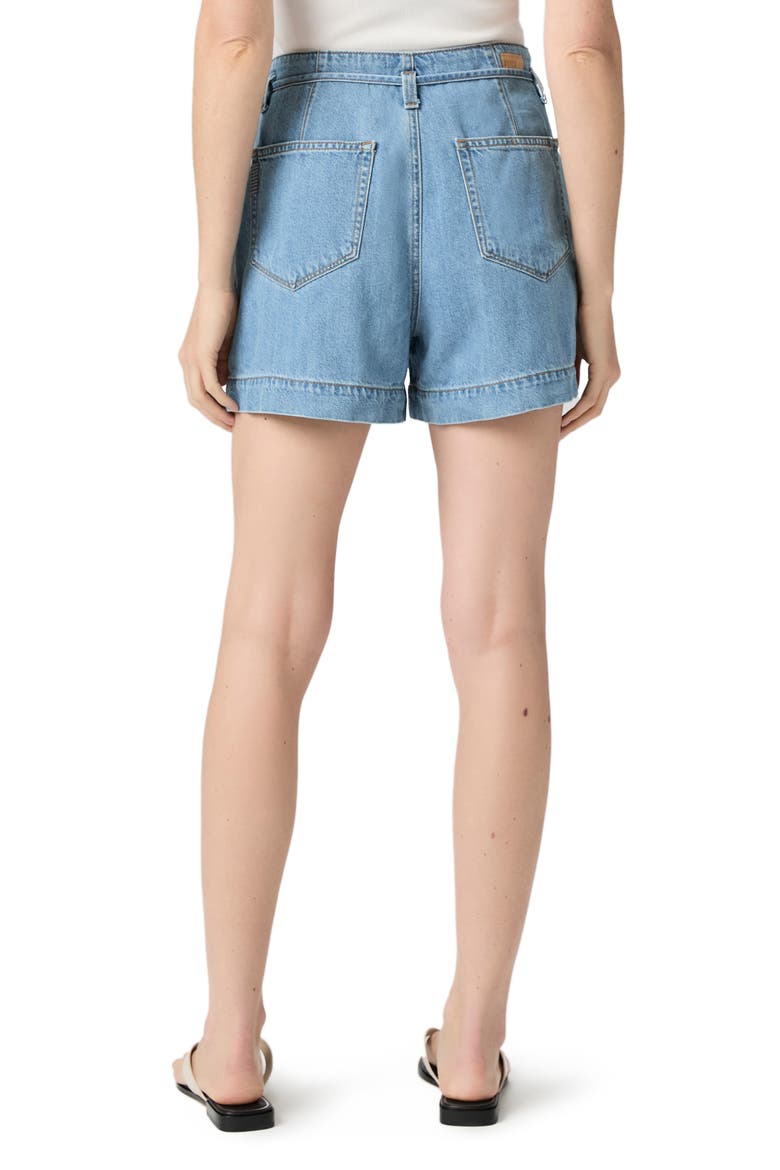 Anessa Tie Waist Denim Shorts, Alternate, color, TRANQUILTY