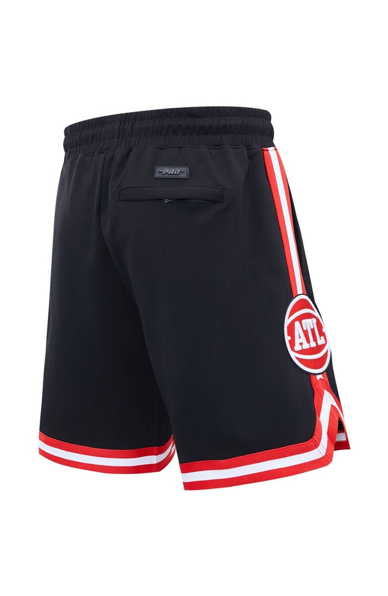 PRO STANDARD Men's Pro Standard Black Atlanta Hawks Chenille Shorts, Alternate, color, Black