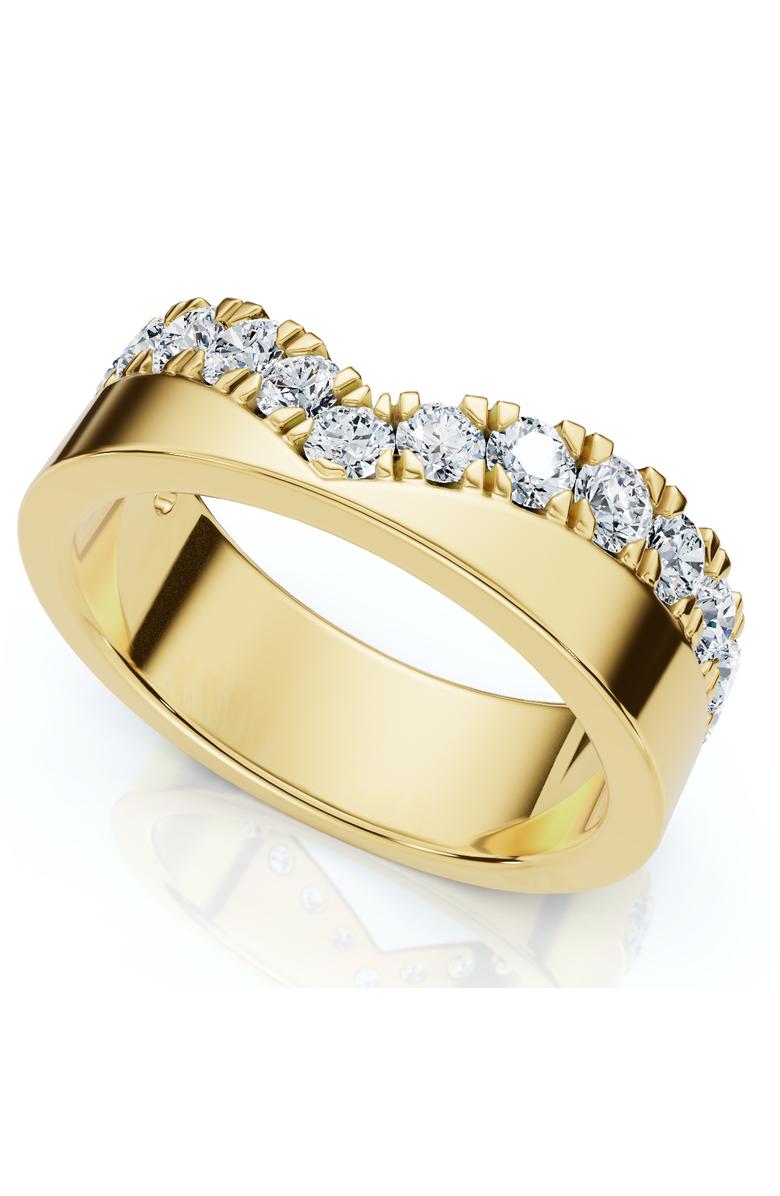 Bliss Diamond 3/4Ct Diamond Kai Wedding Stackable Guard Ring 14k Gold or Platinum Lab Grown, Main, color, 