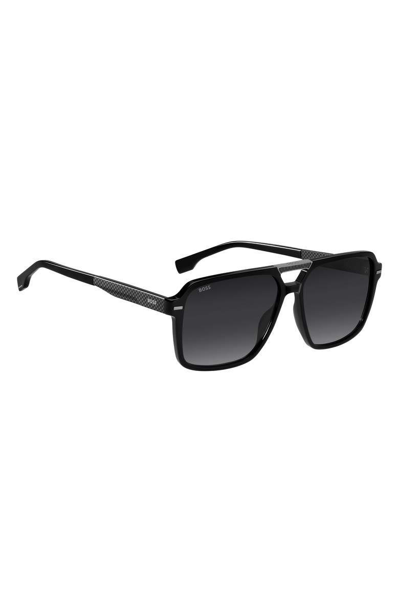 BOSS 59mm Square Sunglasses, Alternate, color, 