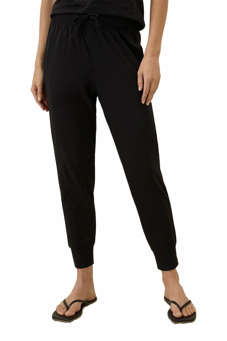 Organic Cotton Luxe Essential Jogger, Alternate, color, Black