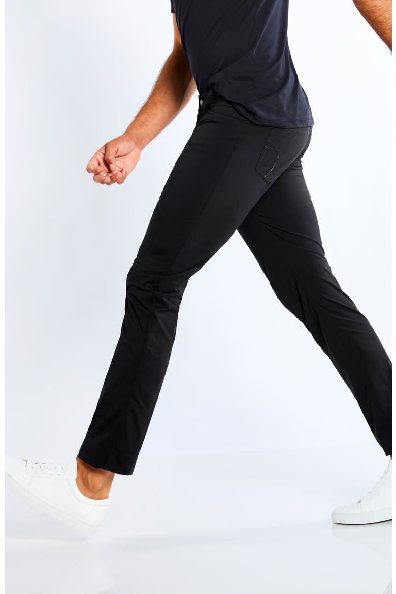Alessio Five Pocket Jean Style Pant, Alternate, color, Black
