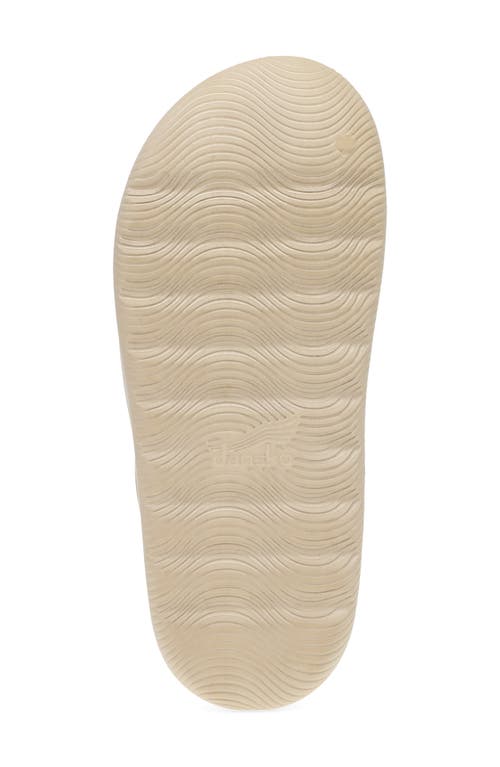 Dansko Devyn Recovery Slide Sandal In Sand Molded