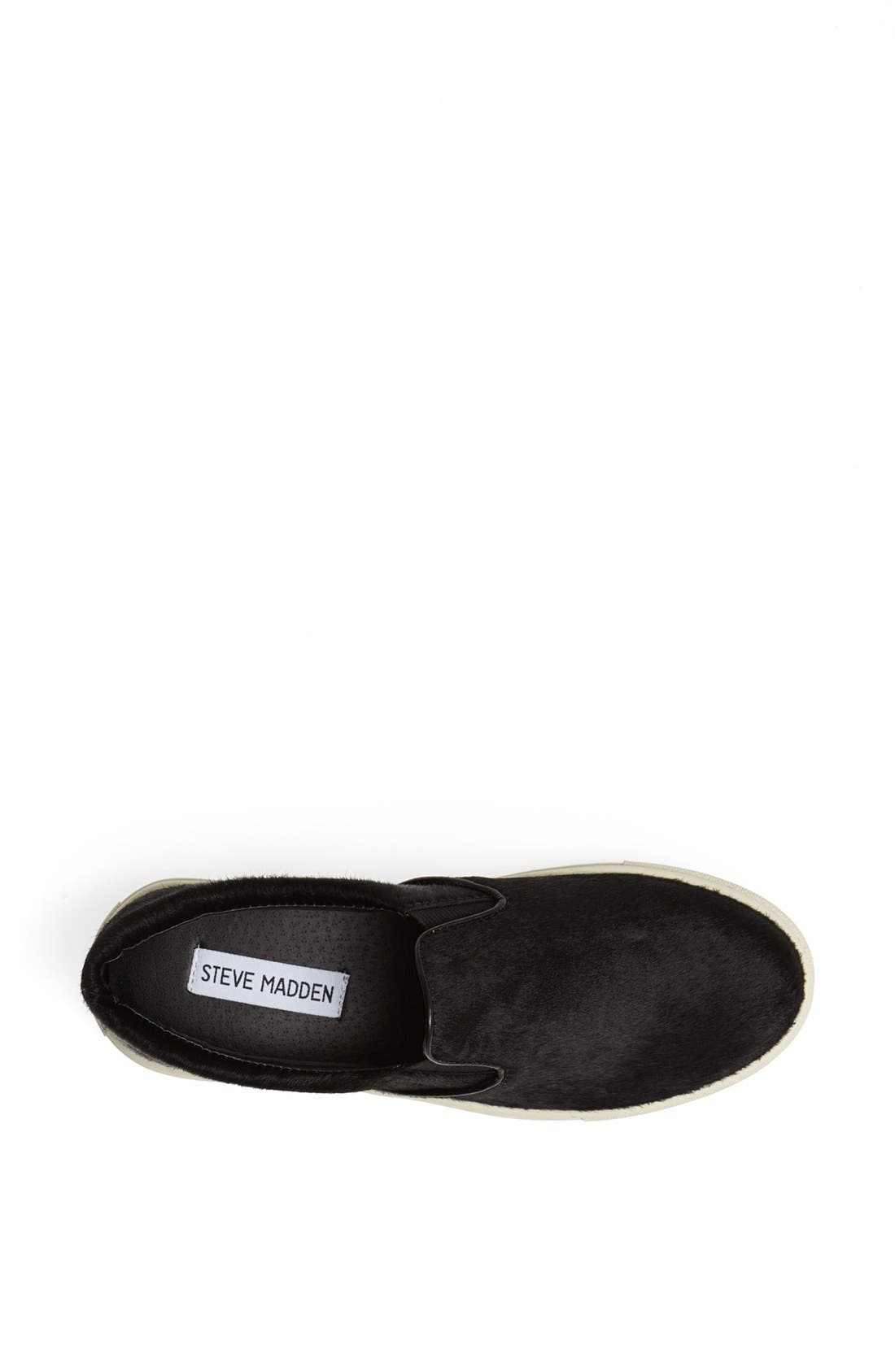 Steve Madden 'Ecentric' Pony Hair Flat, Alternate, color, 